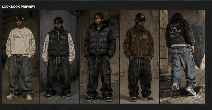 P.A.I.D WRLD streetwear campaign